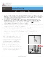 Preview for 12 page of Outdoor GreatRoom Company HGI-31 User Manual