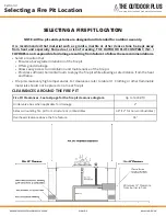 Preview for 6 page of Outdoor Plus TOP-FSI-LP Owner'S Operation And Installation Manual