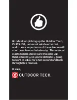 Preview for 3 page of Outdoor Tech CHIPS 2.0 User Manual