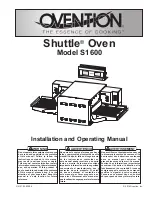 Preview for 20 page of Ovention Shuttle 1600 Manual