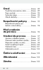 Preview for 87 page of OWIM 285321 Operation And Safety Notes