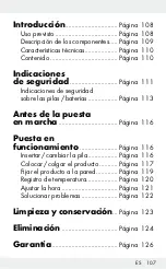 Preview for 106 page of OWIM 285321 Operation And Safety Notes