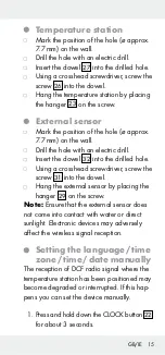 Preview for 15 page of OWIM HG00073A Operation And Safety Notes