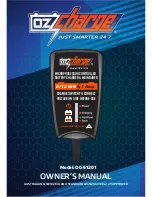 OZ Charge OC-61201 Owner'S Manual preview