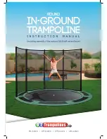OZ Trampolines Round In-Ground Trampoline Instruction Manual preview