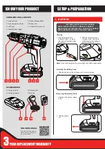 Preview for 2 page of Ozito CDL-1805 Instruction Manual