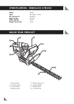 Preview for 2 page of Ozito HTE-450 Instruction Manual