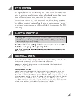 Preview for 4 page of Ozito OZSS2400WA Operating Instructions Manual