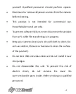 Preview for 4 page of OZtrail CAM-A072-F Owner'S Manual