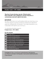 Preview for 4 page of OZtrail CTC-1008-A Owner'S Manual