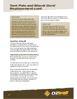 Preview for 13 page of OZtrail Villa Dome Owner'S Manual