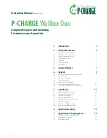 Preview for 2 page of P-Charge Wallbox Duo Instruction Manual