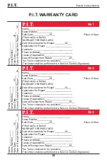 Preview for 21 page of P.I.T. PCUT40-C Operation Manual