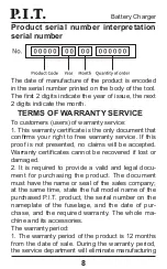 Preview for 9 page of P.I.T. PH20-2.4A Operation Manual