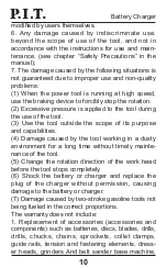 Preview for 11 page of P.I.T. PH20-2.4A Operation Manual