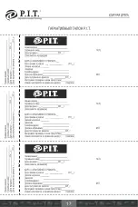 Preview for 18 page of P.I.T. PSB13-C5 User Manual