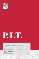 Preview for 25 page of P.I.T. PST110-C Operation Manual