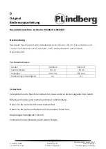 Preview for 21 page of P.Lindberg 9043628 User Manual