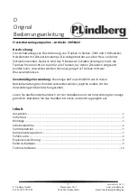 Preview for 23 page of P.Lindberg 9058322 Original Manual