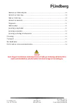 Preview for 38 page of P.Lindberg 9066017 User Manual