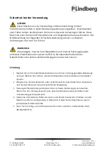 Preview for 78 page of P.Lindberg 9066017 User Manual