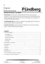 Preview for 18 page of P.Lindberg Extreme 160III Original Manual