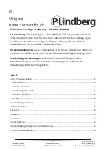 Preview for 33 page of P.Lindberg Extreme 160III Original Manual