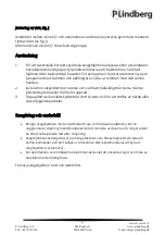 Preview for 13 page of P.Lindberg KM1501044 Manual