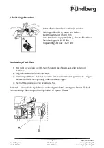 Preview for 14 page of P.Lindberg SPG500 Original Manual