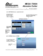 Preview for 20 page of Pace Technologies MEGA-T300A Instruction Manual