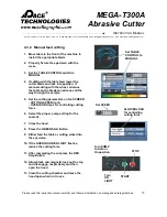 Preview for 22 page of Pace Technologies MEGA-T300A Instruction Manual