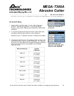 Preview for 26 page of Pace Technologies MEGA-T300A Instruction Manual