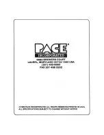 Preview for 20 page of Pace DUAL PATH SX-20 Operation And Maintenance Instruction