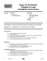 Preview for 18 page of Pacific energy SPECTRUM Installation And Operating Instructions Manual