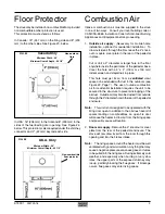 Preview for 9 page of Pacific energy STEP D1 Installation And Operating Instructions Manual