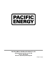 Preview for 20 page of Pacific energy SUMMIT Installation And Operating Instructions Manual