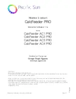 Preview for 17 page of Pacific Sun CalcFeeder PRO User Manual