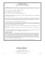 Preview for 20 page of Pacific Floormaster 18B Operating & Maintenance Instructions