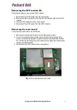 Preview for 6 page of Packard Bell Compasseo 800 Disassembly Manual