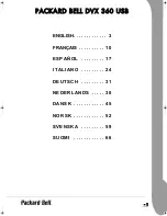 Preview for 1 page of Packard Bell DVX 360 USB User Manual