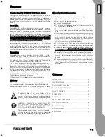 Preview for 3 page of Packard Bell DVX 360 USB User Manual