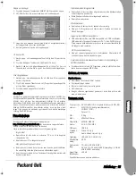 Preview for 65 page of Packard Bell DVX 360 USB User Manual