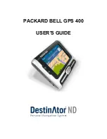 Packard Bell GPS 400 User Manual preview