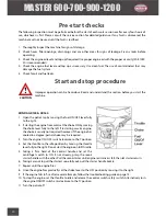 Preview for 10 page of PACLITE Equipment MASTER 600 Operating Manual