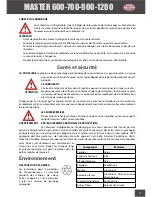 Preview for 23 page of PACLITE Equipment MASTER 600 Operating Manual