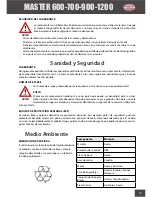 Preview for 39 page of PACLITE Equipment MASTER 600 Operating Manual