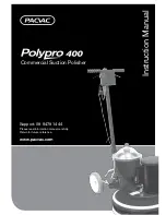 Pacvac Polypro 400 Instruction Manual preview