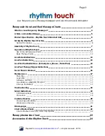 Preview for 3 page of Pain Relief Essentials Rhythm Touch Instruction Manual