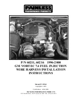 Painless Performance VORTEC 60211 Installation Instructions Manual preview