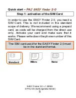 Preview for 5 page of PAJ EASY Finder 2.0 User Manual